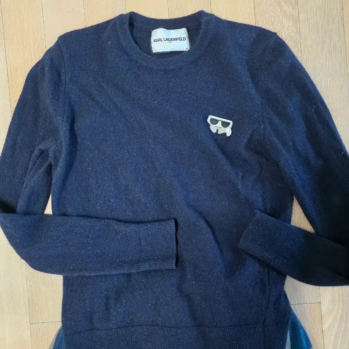 [BUNJANG] Karel Lagerfeld Navy Knit 55 / 칼라거펠트 니트 55 네이비