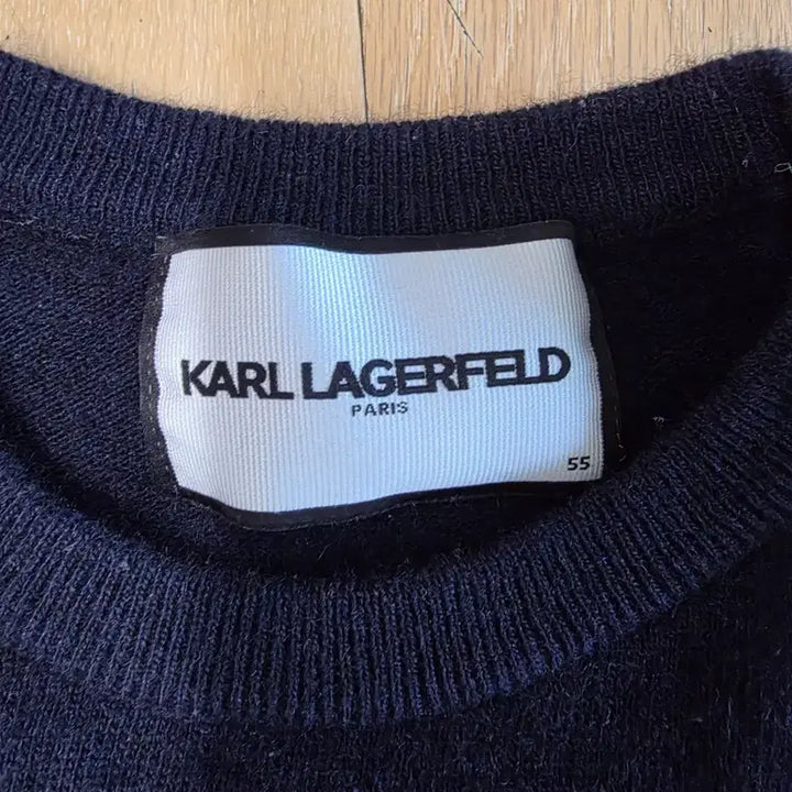 [BUNJANG] Karel Lagerfeld Navy Knit 55 / 칼라거펠트 니트 55 네이비