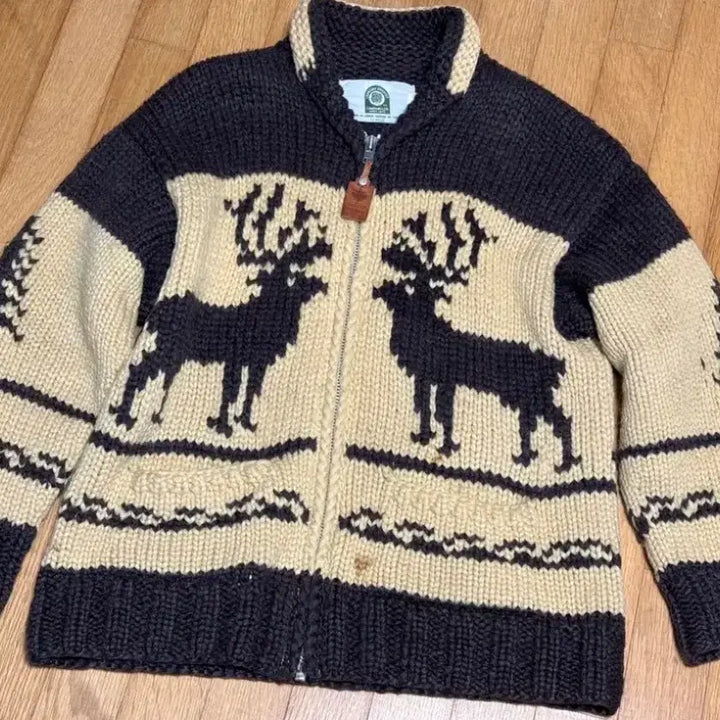 [BUNJANG] Canadian Sweater Cowichan / 순록 캐나디안 스웨터 코위찬 팝니다