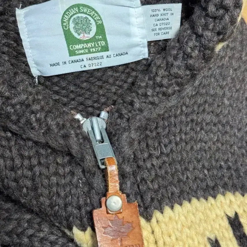 [BUNJANG] Canadian Sweater Cowichan / 순록 캐나디안 스웨터 코위찬 팝니다