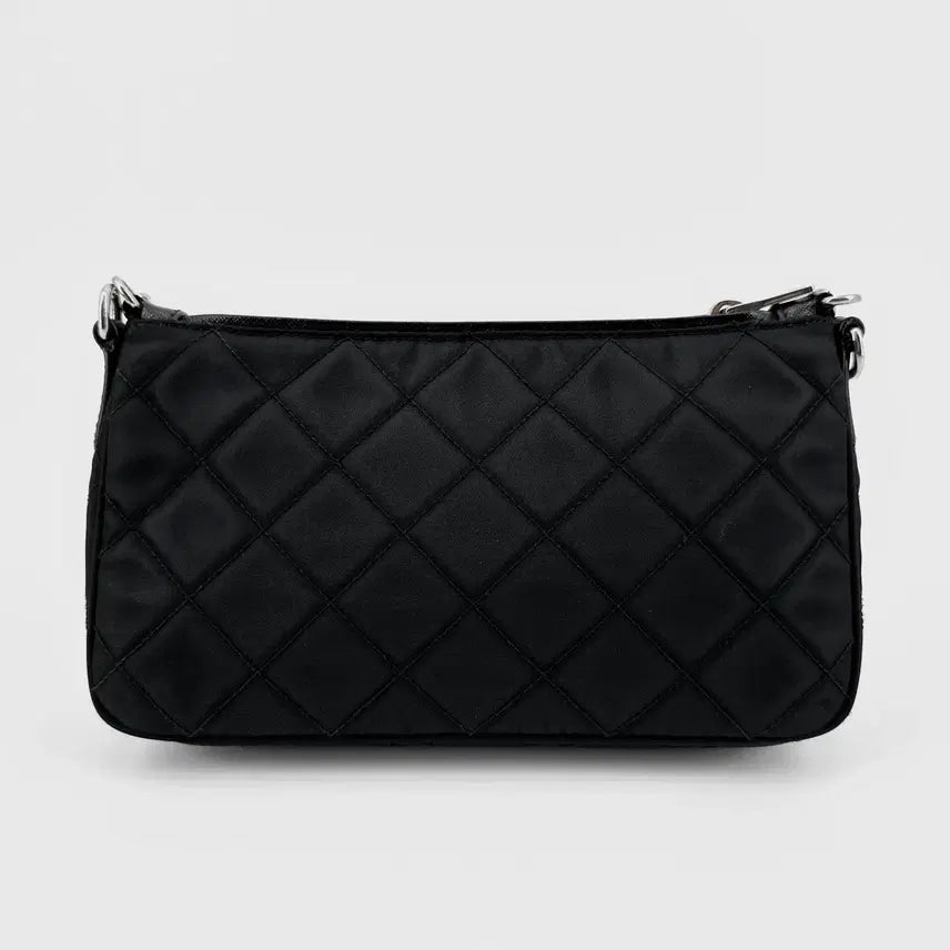 [BUNJANG] Prada Re-Nylon Quilted Crossbody Bag 1BH026 / 프라다 리나일론 퀼팅 삼각로고 크로스백 1BH026