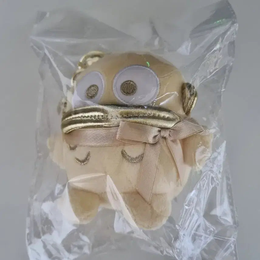 [BUNJANG] Sanrio Hangyoedong Gold Keyring / 골드 한교동 키링 미개봉 새상품
