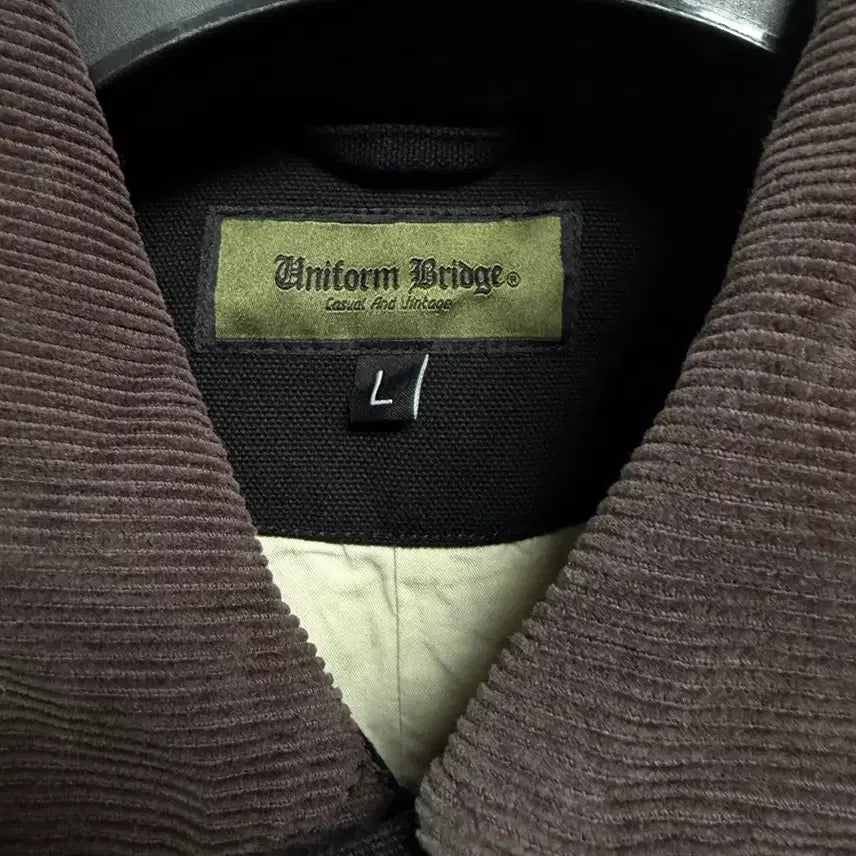 [BUNJANG] Uniform Bridge Oxford Coverall Chore Jacket - Black (Size L) / 유니폼브릿지 자켓 L 사이즈 팝니다