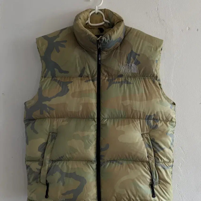 [BUNJANG] No Brand Center Logo Padded Vest / 노스페이스 센터로고 패딩조끼