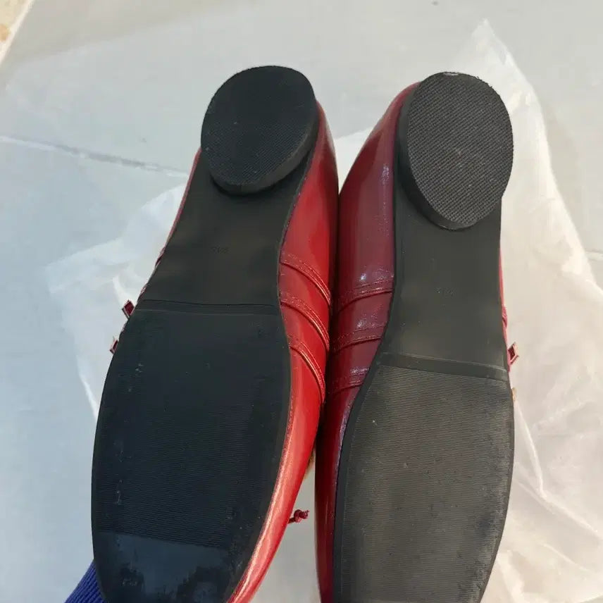 [BUNJANG] Red Flat Shoes 245 / 플랫슈즈 245