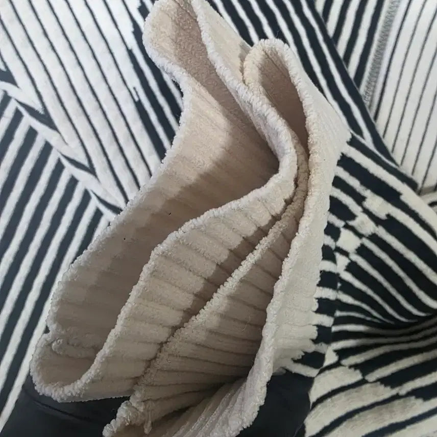 [BUNJANG] Zara Striped Knit Cardigan / 자라 스트라이프 집업 니트 가디건