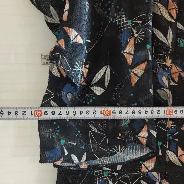 [BUNJANG] SJSJ Floral Pattern Layered Chiffon Dress / SJSJ 플라워 패턴 레이어드 쉬폰 원피스