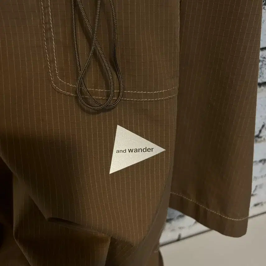 [BUNJANG] And Wander Dry Ripstop Long Pullover / And wander 앤드원더 dry ripstop long fullove