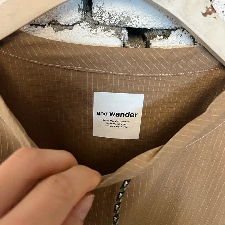 [BUNJANG] And Wander Dry Ripstop Long Pullover / And wander 앤드원더 dry ripstop long fullove