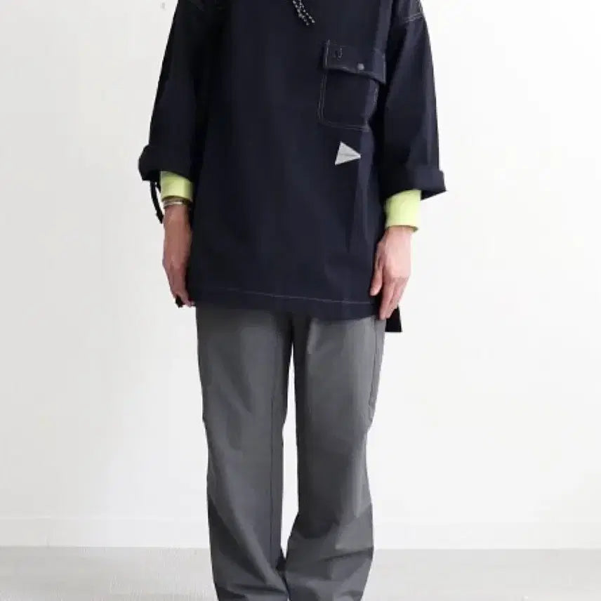 [BUNJANG] And Wander Dry Ripstop Long Pullover / And wander 앤드원더 dry ripstop long fullove