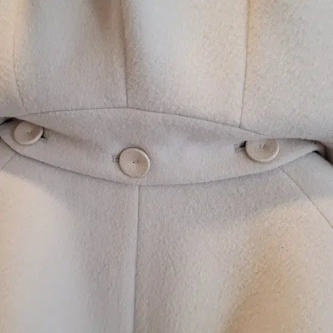 [BUNJANG] Time Ivory Cape Coat / 타임 아이보리 케이프 코트