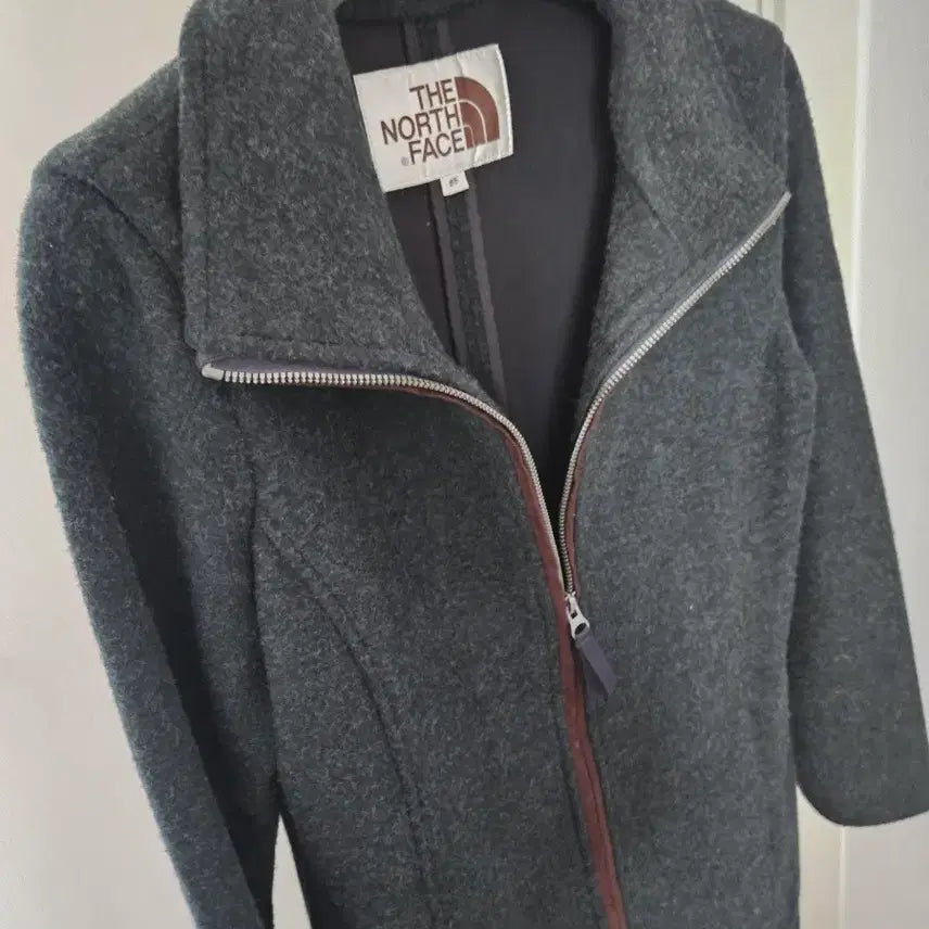 [BUNJANG] Women's Fleece Long Zip-Up Jacket / 노스페이스 여성 플리스 롱 집업 모직 자켓 85 아우터