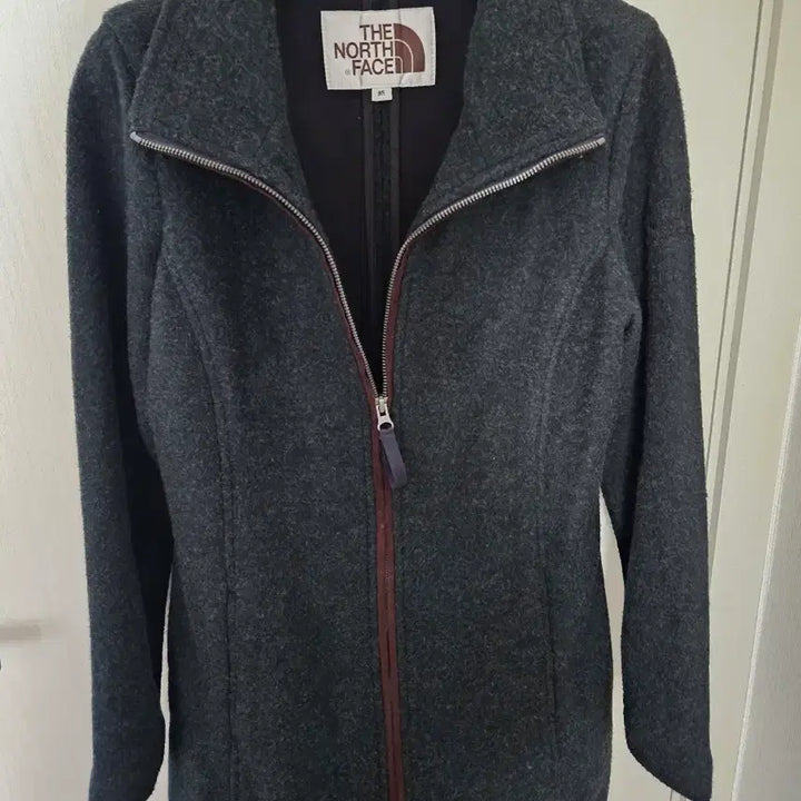 [BUNJANG] Women's Fleece Long Zip-Up Jacket / 노스페이스 여성 플리스 롱 집업 모직 자켓 85 아우터