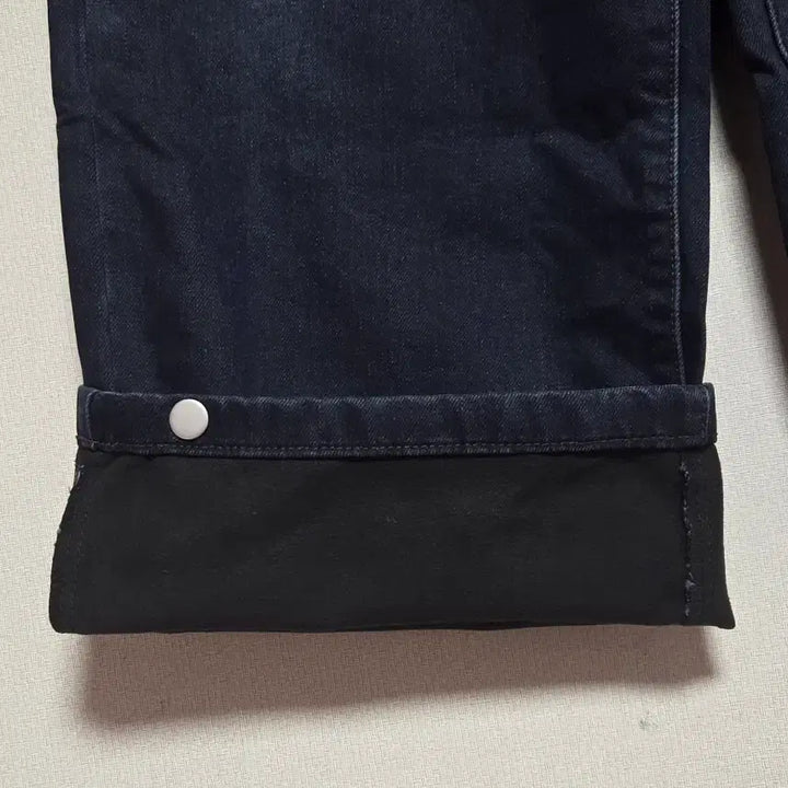 [SOLD OUT] 발열기모 와이드 데님 팬츠(진청)