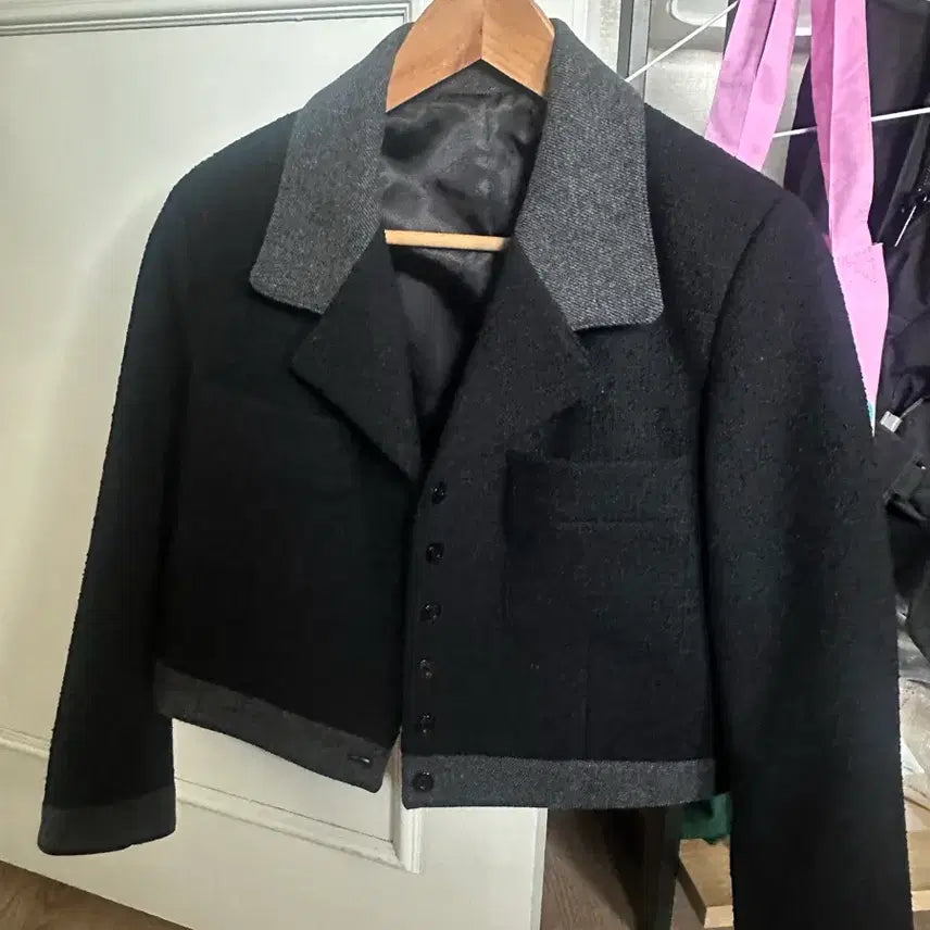 [BUNJANG] Groovy Chaejungwon Cropped Tweed Jacket / 그로브 차정원 크롭 트위드 자켓