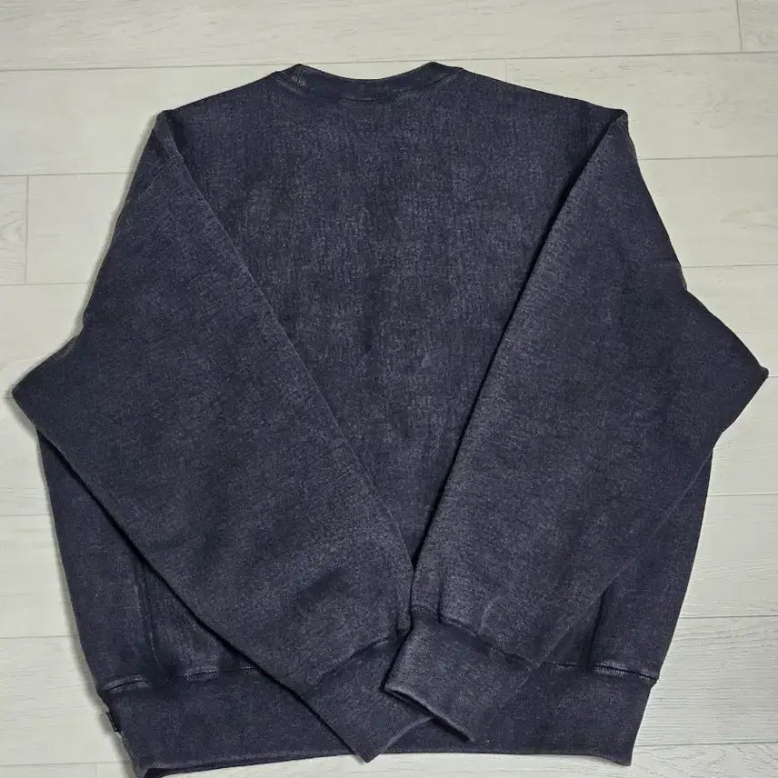 [BUNJANG] Supreme Black Crewneck / [M]슈프림 워시드 박스로고 크루넥 블랙