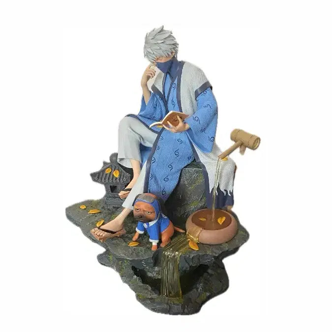 [BUNJANG] Naruto Hatake Kakashi Third Eye Studio Kimono Onsen Figure / 희귀) 나루토 하타케 카카시 써드아이 스튜디오 기모노 온천 레진 피규어