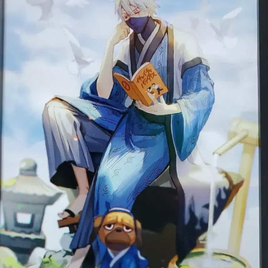[BUNJANG] Naruto Hatake Kakashi Third Eye Studio Kimono Onsen Figure / 희귀) 나루토 하타케 카카시 써드아이 스튜디오 기모노 온천 레진 피규어