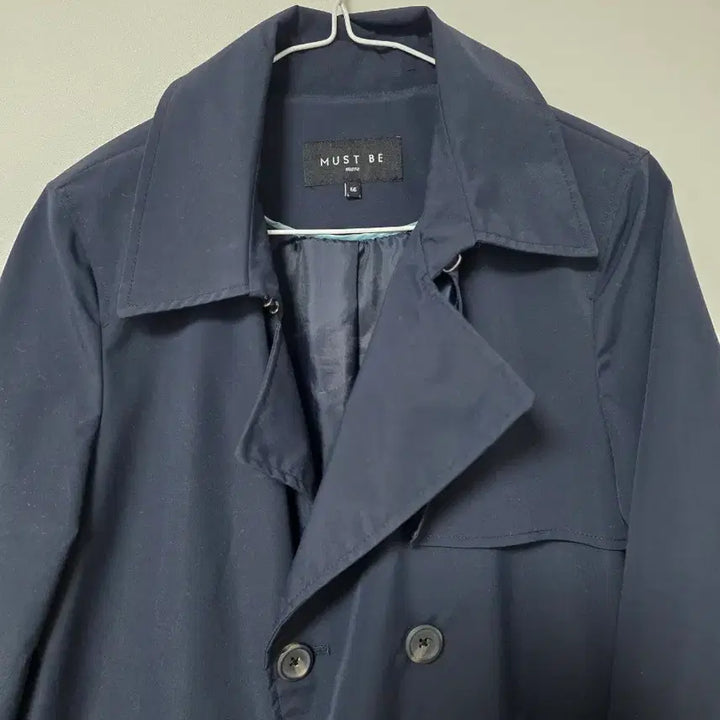 [BUNJANG] 66~77 Navy Double Trench Coat / 66~77 MUST BE 네이비 더블 트렌치코트