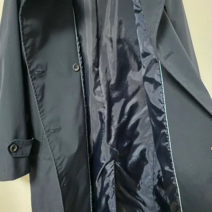 [BUNJANG] 66~77 Navy Double Trench Coat / 66~77 MUST BE 네이비 더블 트렌치코트