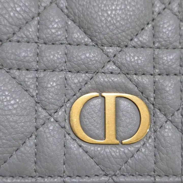 [BUNJANG] Dior Caro Compact Wallet / [새상품급] 디올 카로 컴팩트 반지갑 Gray