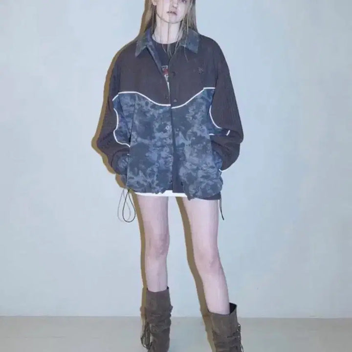 [BUNJANG] RSSC Knit and Dyed Denim Jacket / #이번주특가# RSSC KNIT & DYED DENIM JACKET