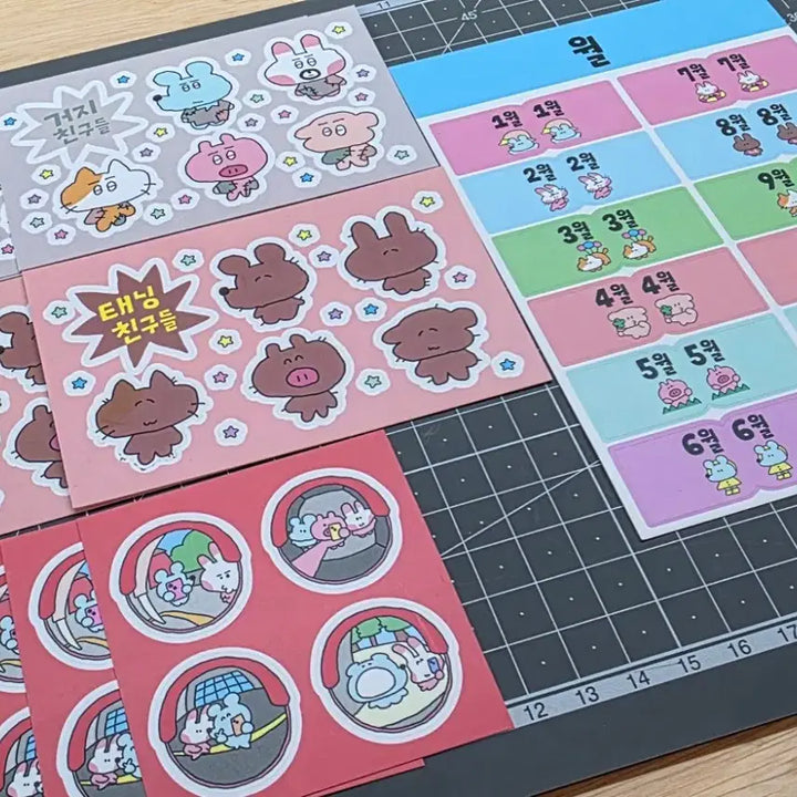 [BUNJANG] Suki Doki Limited Edition Sticker Set / 수키도키 한정판 스티커 세트