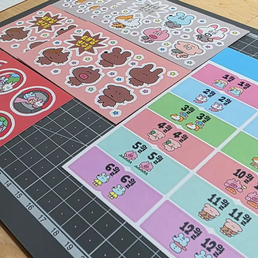 [BUNJANG] Suki Doki Limited Edition Sticker Set / 수키도키 한정판 스티커 세트