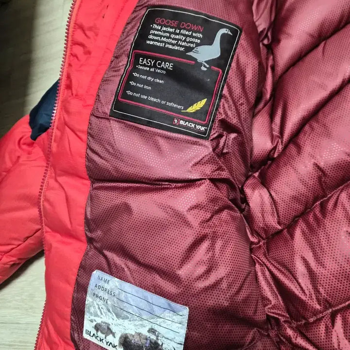 [BUNJANG] Black Yak Women's Wind Stopper Goose Down Padded Jacket (Size 100) / 블랙야크 여성 구스다운 윈드스토퍼 패딩 100