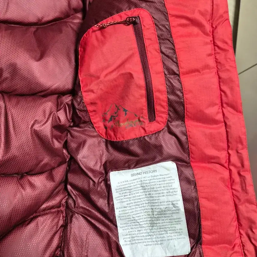 [BUNJANG] Black Yak Women's Wind Stopper Goose Down Padded Jacket (Size 100) / 블랙야크 여성 구스다운 윈드스토퍼 패딩 100