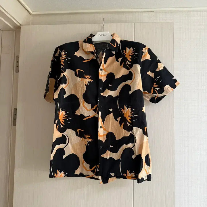 [BUNJANG] 8 Seconds Patterned Short Sleeve Shirt / 에잇세컨즈 반팔 셔츠 L