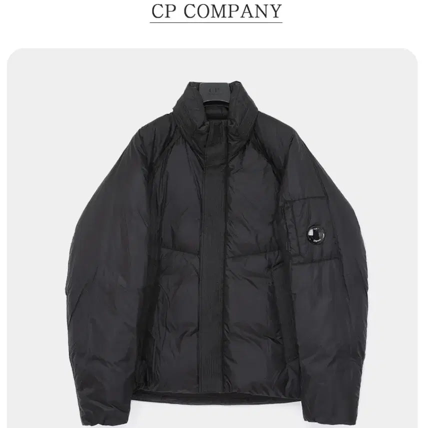 [BUNJANG] CP Company Down Shield Lens Hood Padded Jacket Black Size L / 25FW CP컴퍼니 다운 쉴드 렌즈 후드 패딩 자켓 블랙 L SIZE