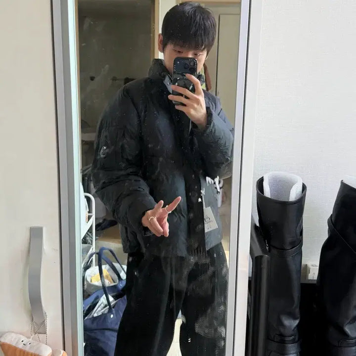 [BUNJANG] CP Company Down Shield Lens Hood Padded Jacket Black Size L / 25FW CP컴퍼니 다운 쉴드 렌즈 후드 패딩 자켓 블랙 L SIZE