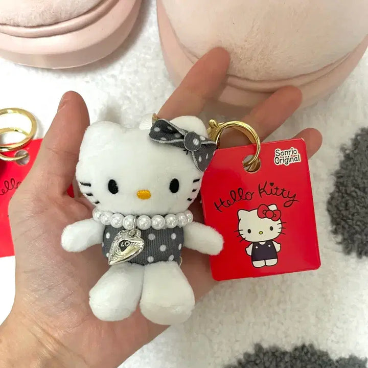 [BUNJANG] Sanrio Hello Kitty Pearl Keyring / (새상품) 산리오 정품 헬로키티 진주 키링