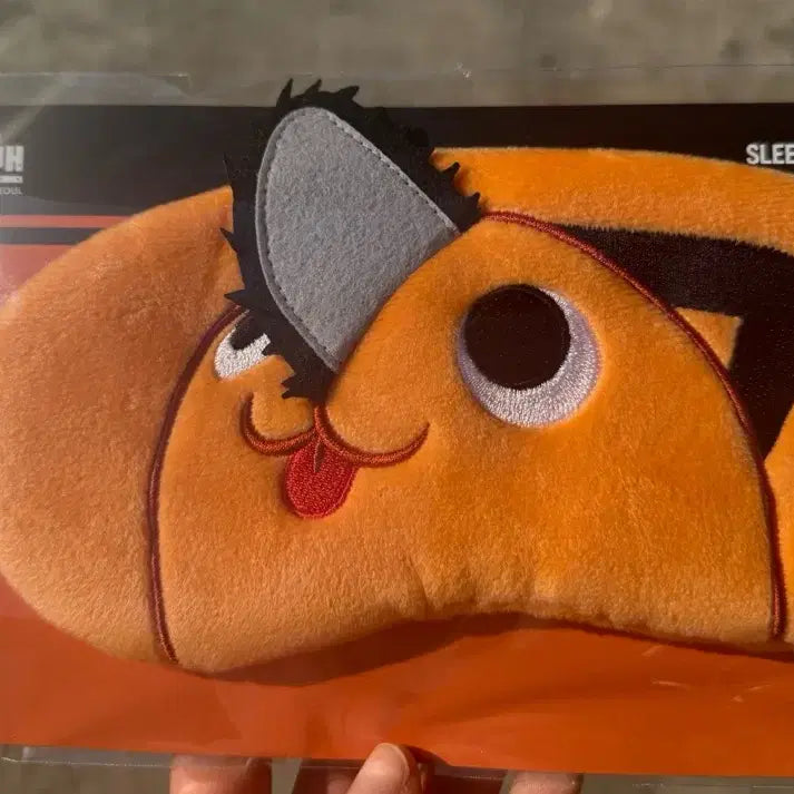 [BUNJANG] Chainsaw Man Pochita Eye Mask (Sealed) / 체인소맨 포치타 안대 미개봉