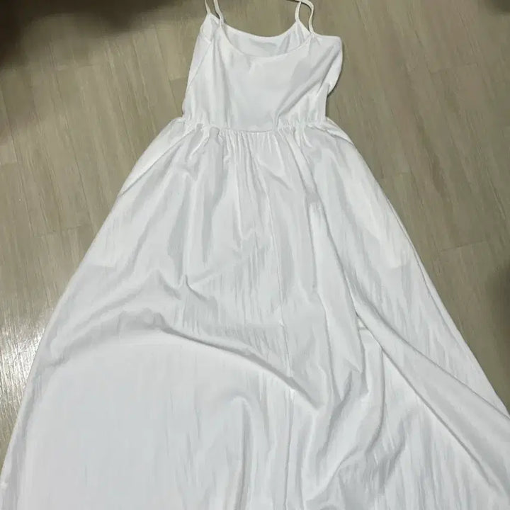 [BUNJANG] See-through Knit Cardigan &amp; Layered Strap Dress / 시스루 니투 가디건 / 래이어드 끈 나시 원피스