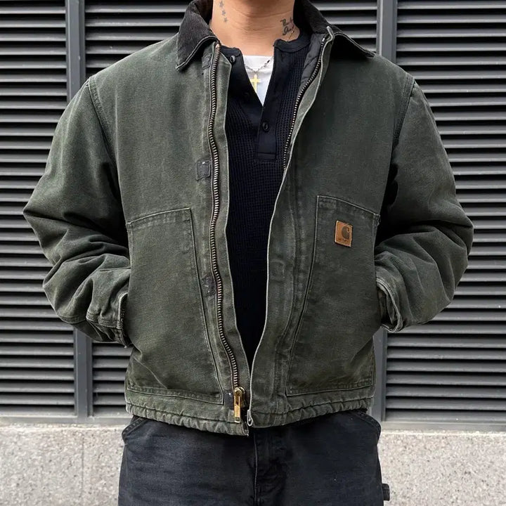 [BUNJANG] Carhartt J22 MOS Moss Green Arctic Jacket / OG 빈티지 칼하트 아크틱 J22 MOS 모스그린