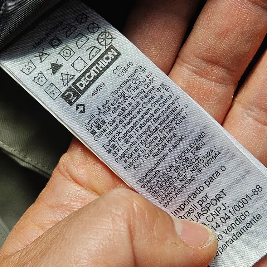 [BUNJANG] Decathlon NH550 WP Khaki XL Rain Jacket / 신품 데카트론 NH550 WP 카키 XL 레인자켓 바람막이 쉘