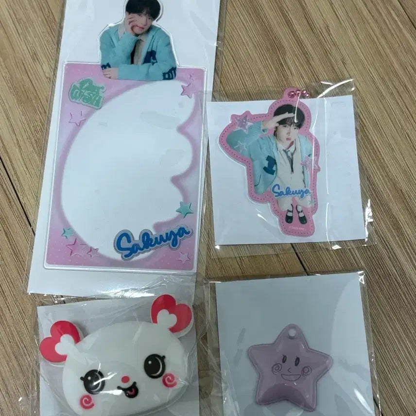 (상점소개확인)(일괄)엔시티 위시 사쿠야 랜덤토이 세트+ 팡이 카드스티커