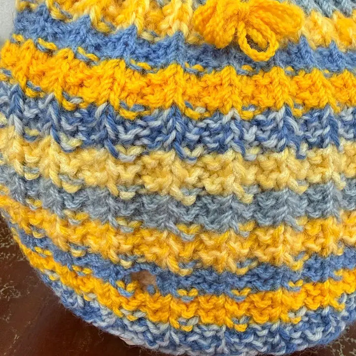 [BUNJANG] Vintage Handmade Knitted Tea Cosy / 유럽 앤틱 빈티지 핸드메이드 손뜨개 티코지
