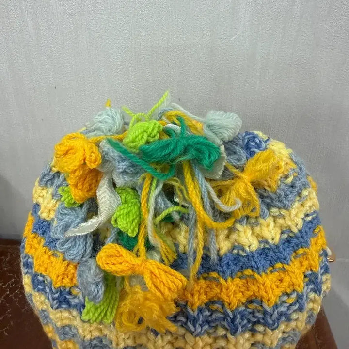 [BUNJANG] Vintage Handmade Knitted Tea Cosy / 유럽 앤틱 빈티지 핸드메이드 손뜨개 티코지