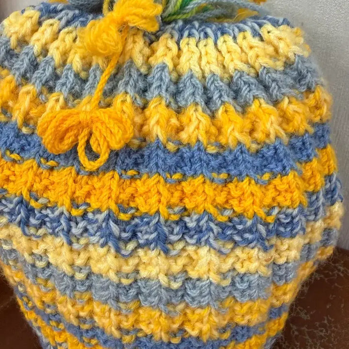 [BUNJANG] Vintage Handmade Knitted Tea Cosy / 유럽 앤틱 빈티지 핸드메이드 손뜨개 티코지