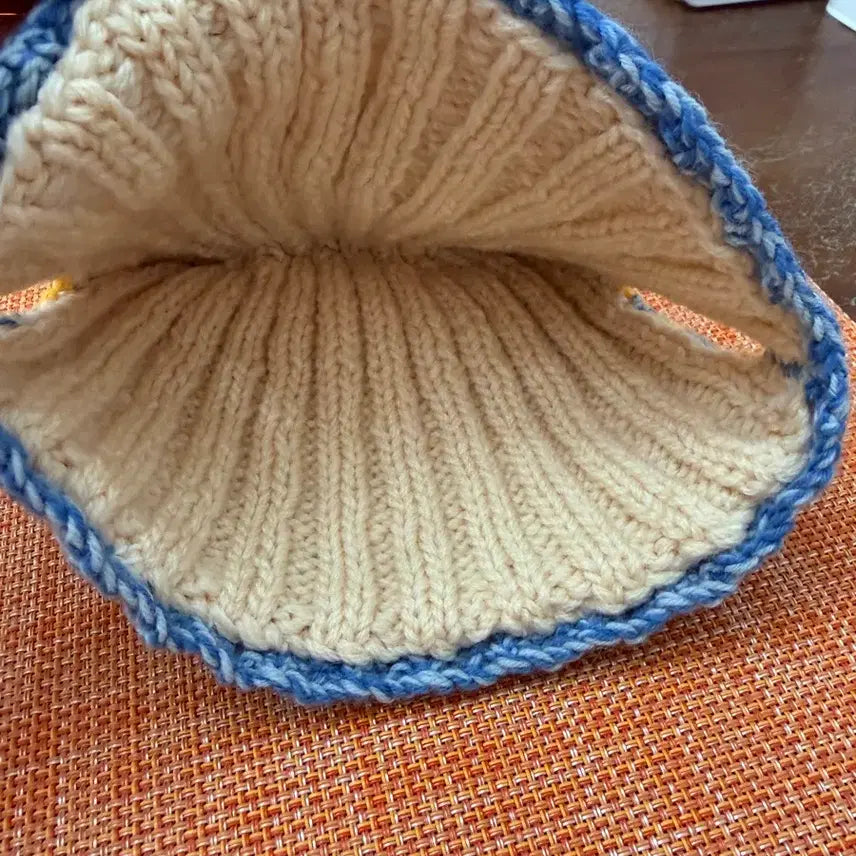 [BUNJANG] Vintage Handmade Knitted Tea Cosy / 유럽 앤틱 빈티지 핸드메이드 손뜨개 티코지