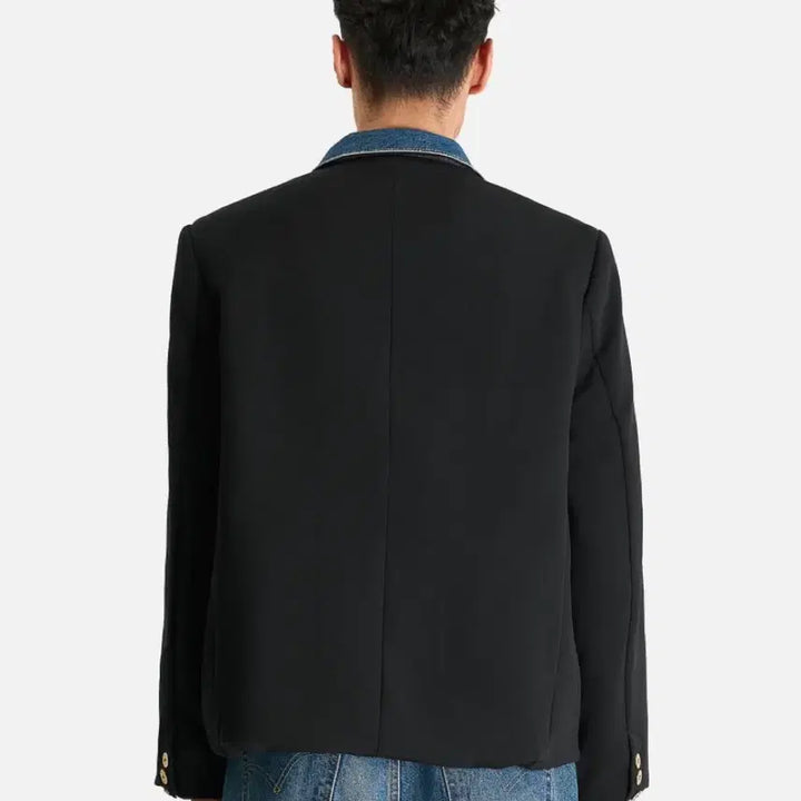 [BUNJANG] Sacai Levi's Reversible Blouson Jacket / [4] 사카이 리바이스 트윌 리버시블 블루종