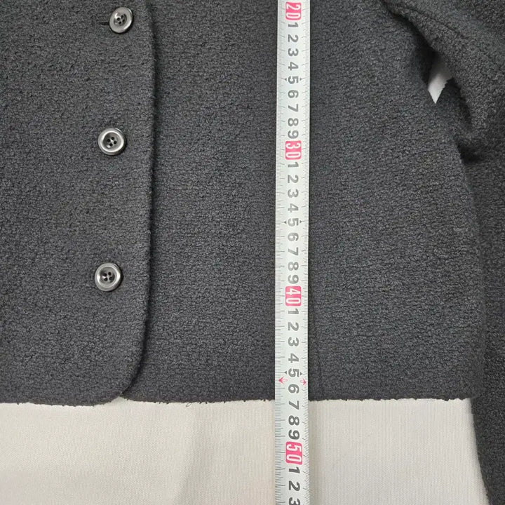 [BUNJANG] Mielle Black Tweed Crop Jacket / 0162.미엘르 블랙 트위드 노카라 크롭 자켓