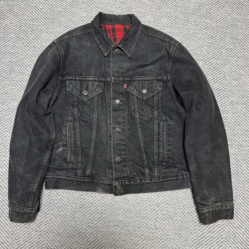 [BUNJANG] Levi's Black Trucker Jacket / 80s levis 블랙 트러커