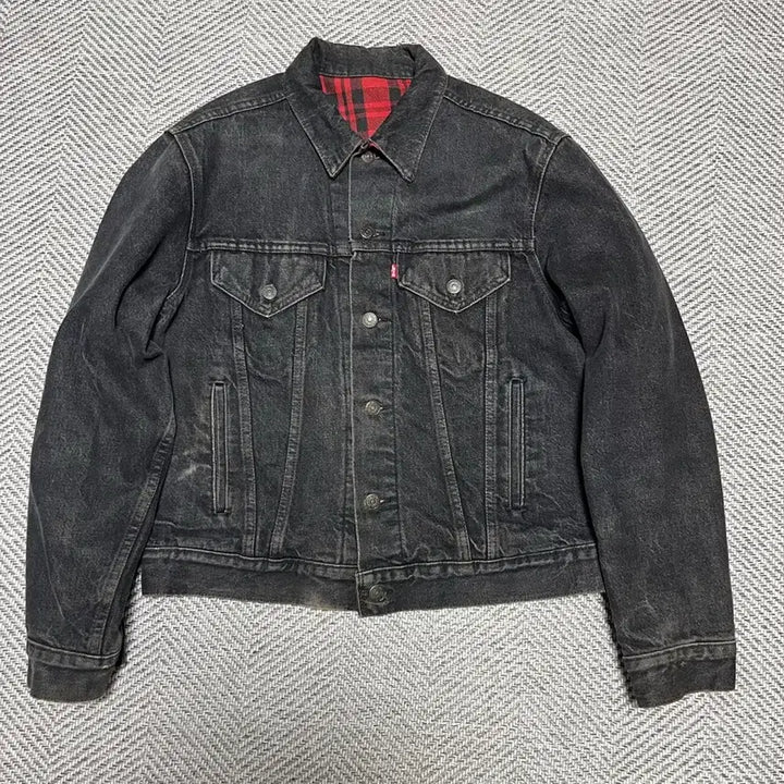 [BUNJANG] Levi's Black Trucker Jacket / 80s levis 블랙 트러커