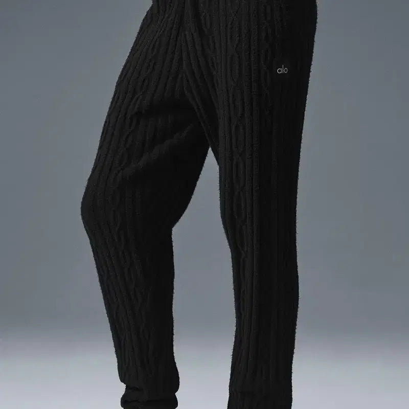 [BUNJANG] ALO Cable Knit Pants / ALO 알로 케이블 니트 팬츠