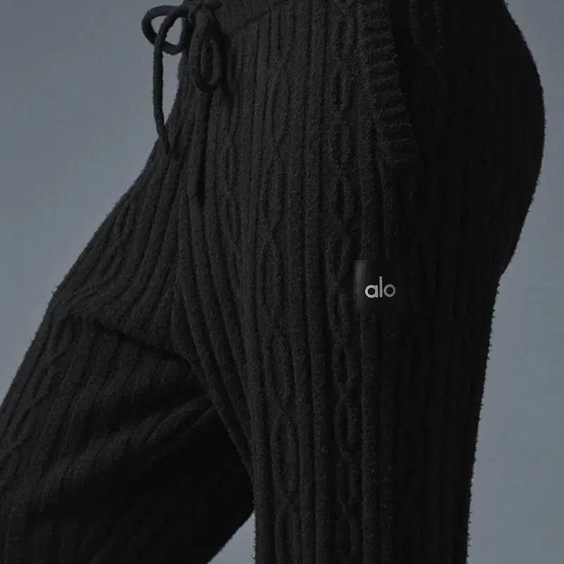 [BUNJANG] ALO Cable Knit Pants / ALO 알로 케이블 니트 팬츠