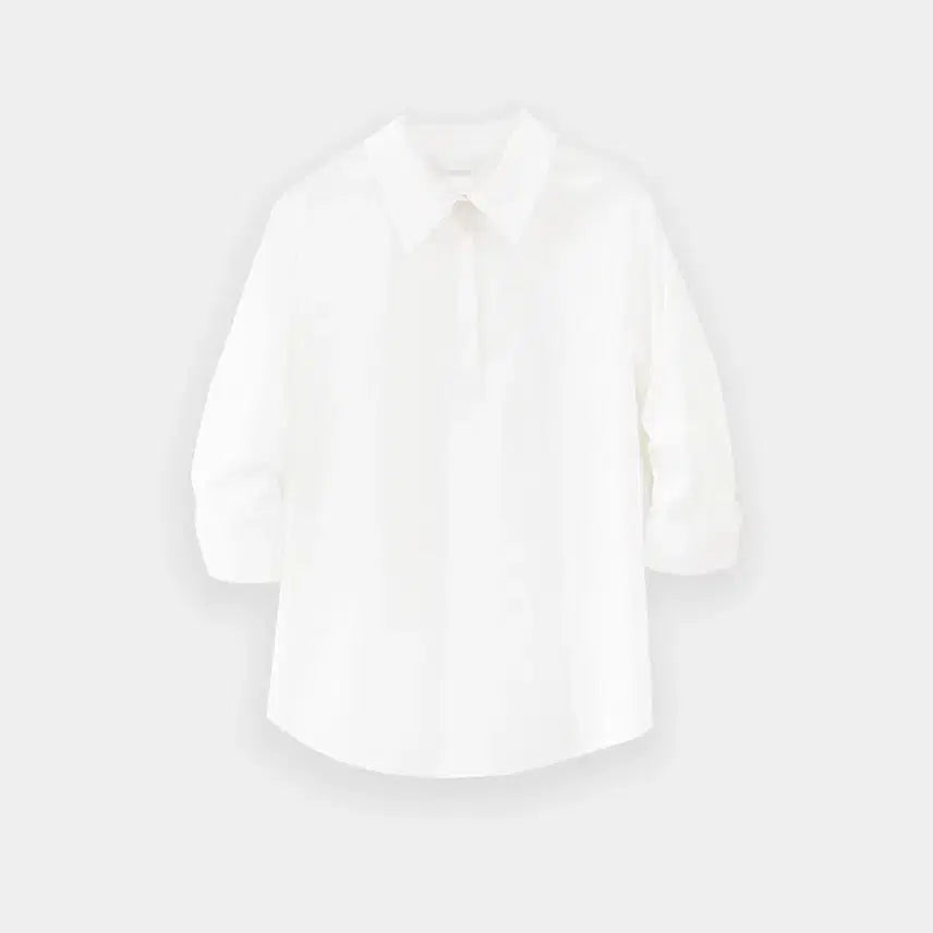 [BUNJANG] Oddline Shirring Sleeve Blouse S / [새상품] 오드라인 셔링 슬리브 밴딩 블라우스 S